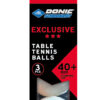 Míčky DONIC Exclusive 3* – 3 ks