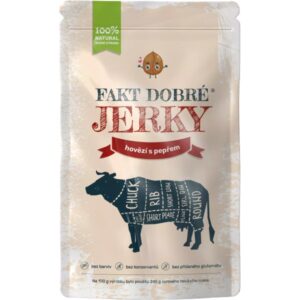 Sušené maso Jerky hovězí s pepřem